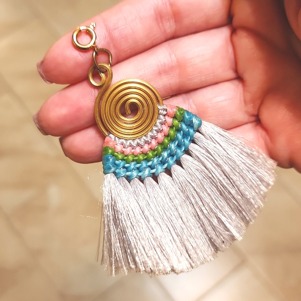 Anthropologie Hmong Vietnamese Tassel Charm RARE